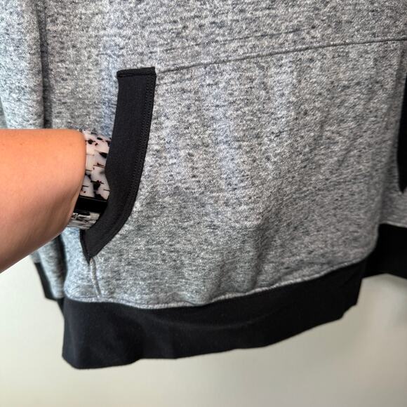 Express Men's Fleece Lined Pullover Hoodie Sweater Gray Size Large - Picture 3 of 8